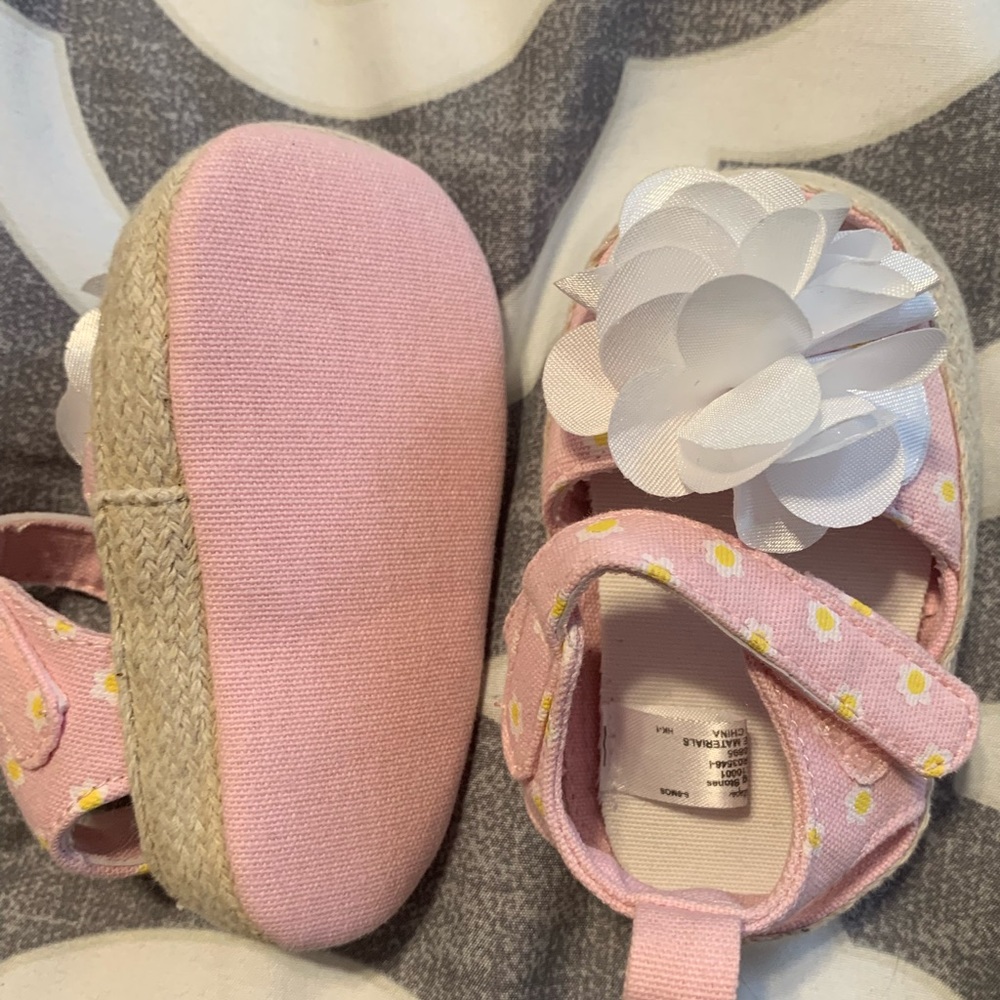 Baby soft walker floral strap Sandals